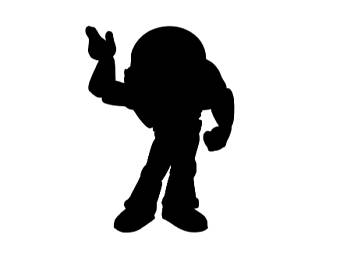 340x270 Disney Mickey Mouse Silhouette Personalized Initials Canvas