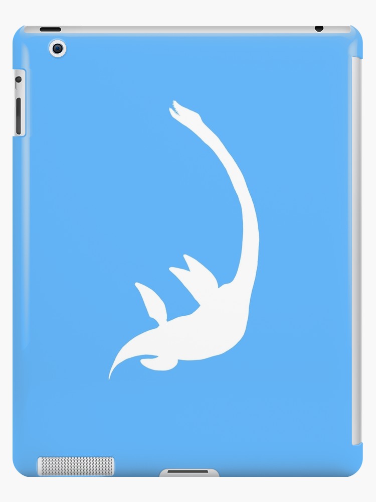 750x1000 Elasmosaurus Silhouette (White) Ipad Cases Amp Skins By