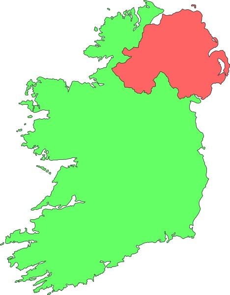 468x600 Ireland Contour Map Clip Art Free Vector In Open Office Drawing