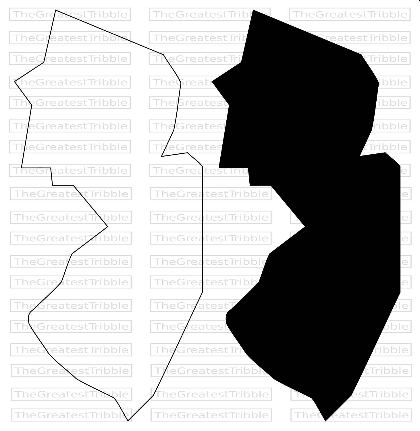 1462x1500 New Jersey State Map Svg Png Jpg Vector Graphic Clip Art New