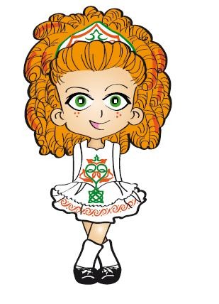309x428 Irish Dancer Silhouette Clipart