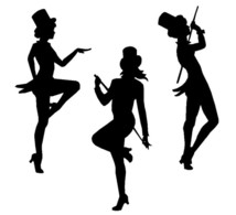 214x195 Tap Dancer Silhouette Clip Art