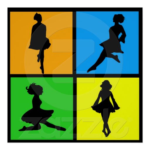 512x512 Idance Irish Dancer Silhouettes Print Dance Dancer