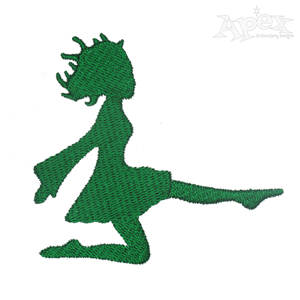 600x600 Irish Dancer Embroidery Designs