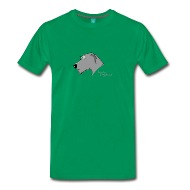 190x190 Irish Wolfhound Silhouette By Liv Hana Spreadshirt