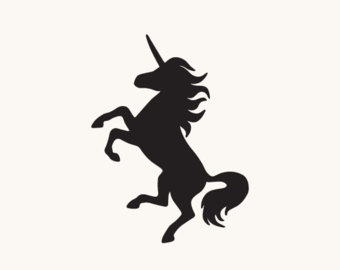 340x270 White Unicorn Svg Etsy