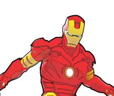 225x189 Iron Man Vector Free Vector 4vector