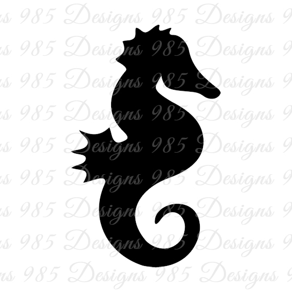 570x570 Sea Horse Svg For Cricut And By 985 Graphic Designs On Zibbet