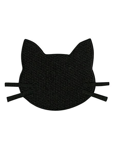 443x598 Cat Head Silhouette Iron On Patch Hot Topic T