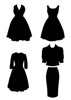 236x333 Free Clipart Of Dresses Black Dress Clipart By Karen Arnold