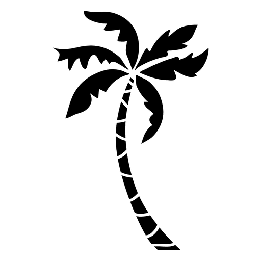 512x512 Silhouette Palm Tree Island