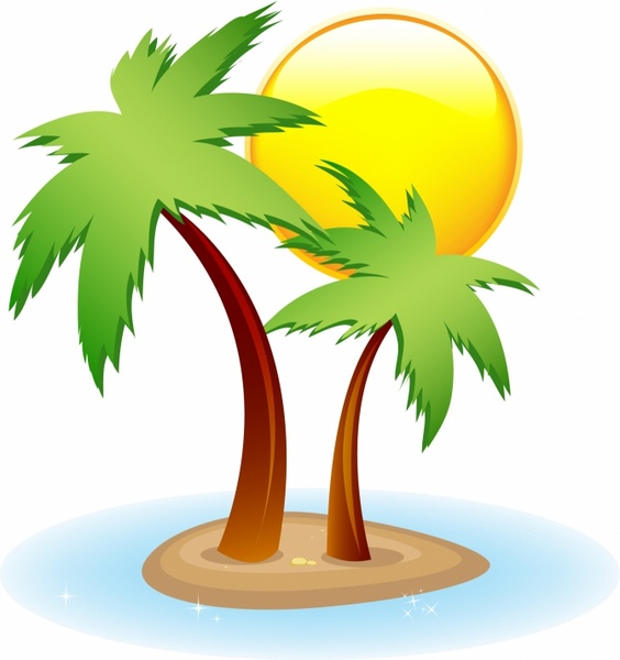 564x600 Small Island Free Vector In Adobe Illustrator Ai ( Ai
