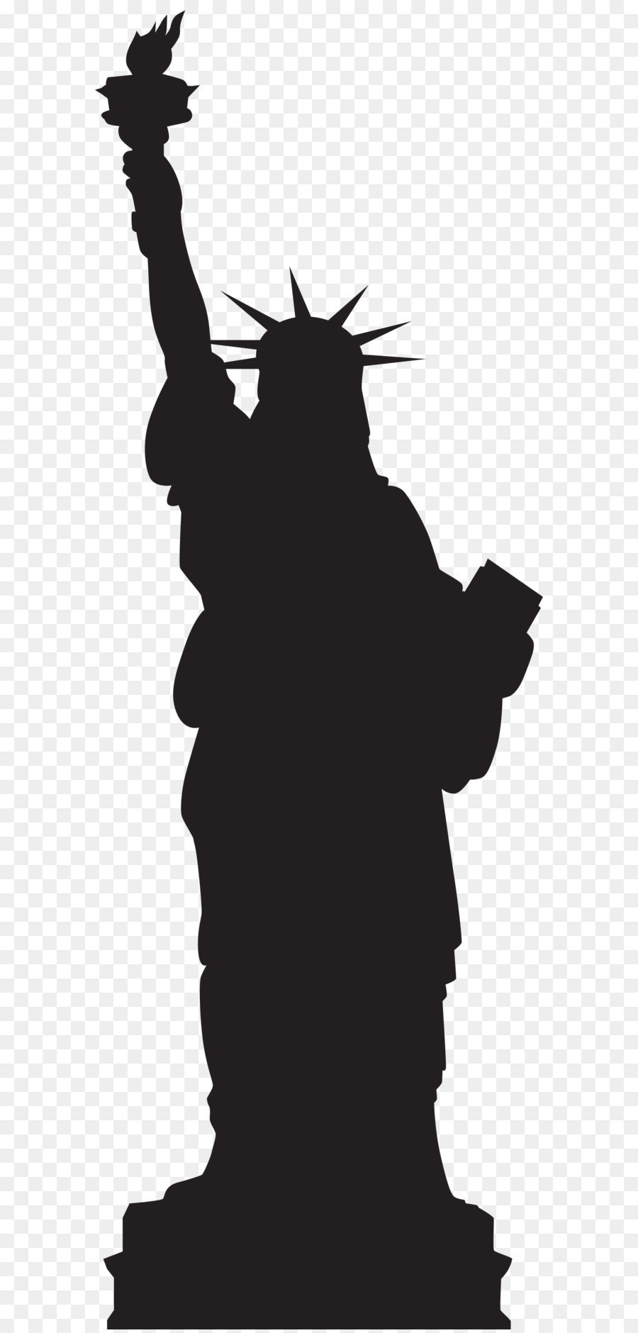 900x1880 Statue Of Liberty New York Landmark American Symbol Vector