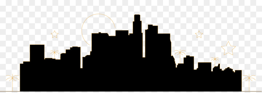 900x320 Hollywood Skyline Silhouette