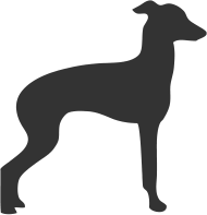 190x197 Italian Greyhound Silhouette By Castaspell Spreadshirt