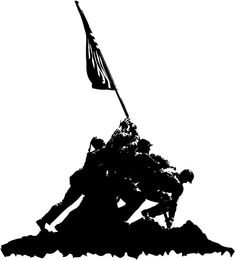 Iwo Jima Memorial Silhouette at GetDrawings | Free download