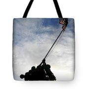 180x180 Silhouette Of The Iwo Jima Statue Photograph By Michael Wood