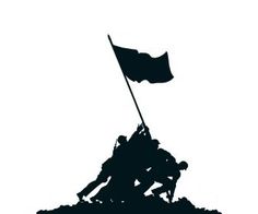 Iwo Jima Silhouette Clip Art at GetDrawings | Free download