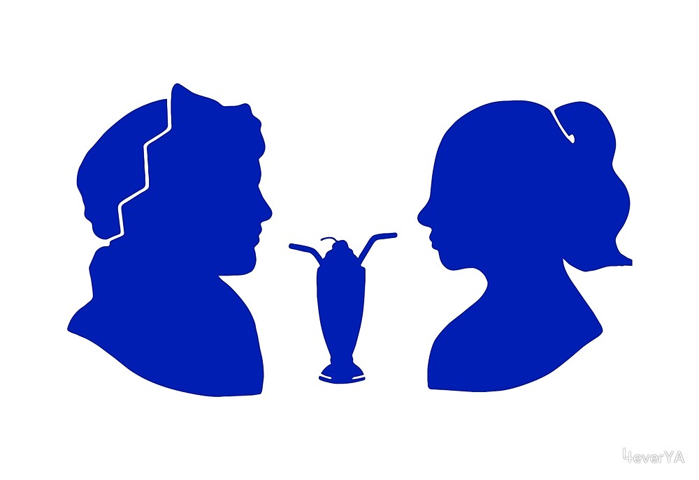 1000x688 Milkshake Silhouette J b Blue) By 4everya Redbubble