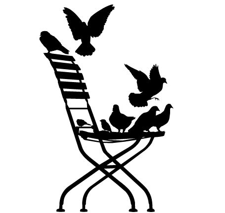 455x431 Bird Silhouette Tattoo Birds On A Branch Clip Art
