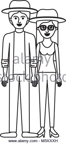 216x470 Couple Monochrome Silhouette Him With Shirt Jacket