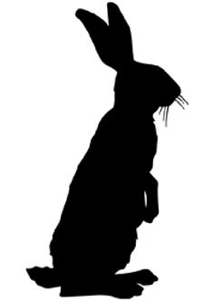 236x333 Hare Silhouette To Help Me Make A Cushion. Silhouette