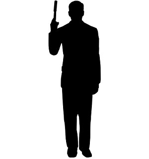 300x320 Secret Agent Male (James Bond Style) Single Pack