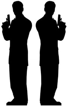 236x364 James Bond Silhouette