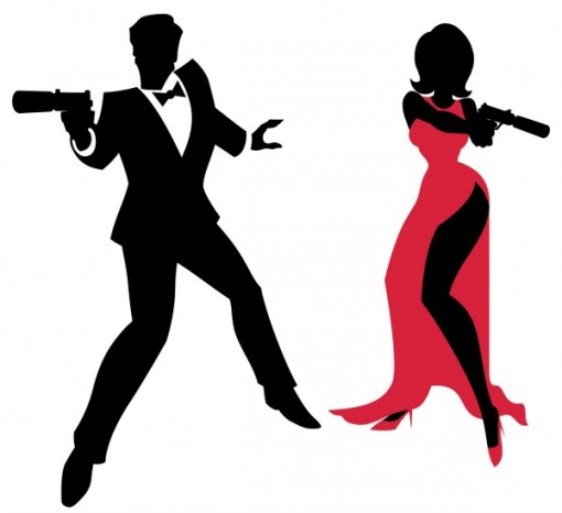 James Bond Silhouette Dancers at GetDrawings | Free download