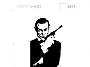 310x233 James Bond Silhouette Vectors Free Vectors Ui Download