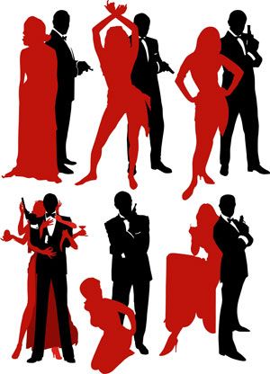 300x416 James Bond 007 Clipart Collection