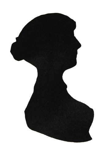 356x500 Lumenaris Products Felt Ornaments Jane Austen Cameo