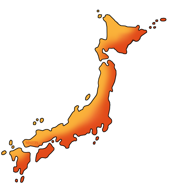 601x648 Map Clipart Japan