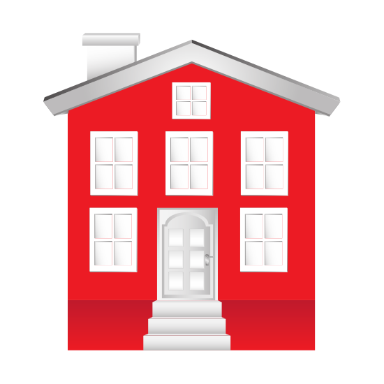 550x550 House Home Silhouette Isolated Icon