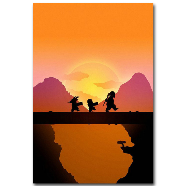 640x640 Dragon Ball Z Art Silk Fabric Poster Print 13x20 20x30inch