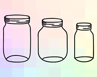 340x270 Mason Jar Dxf Etsy