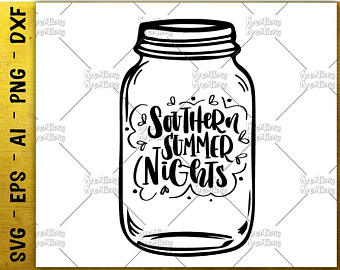 340x270 Mason Jar Silhouette Etsy