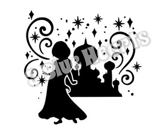 340x270 Aladdin Silhouettes Etsy