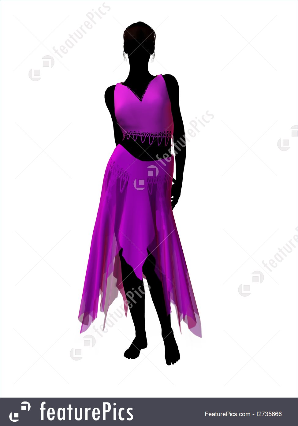 974x1392 Silhouettes And Outlines Jasmine Silhouette