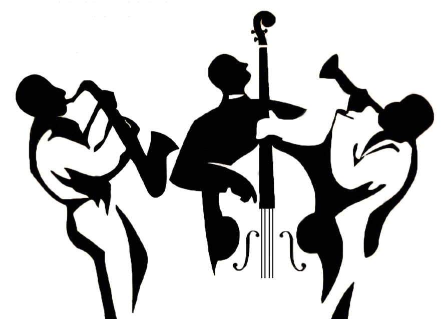 Jazz Band Silhouette at GetDrawings | Free download