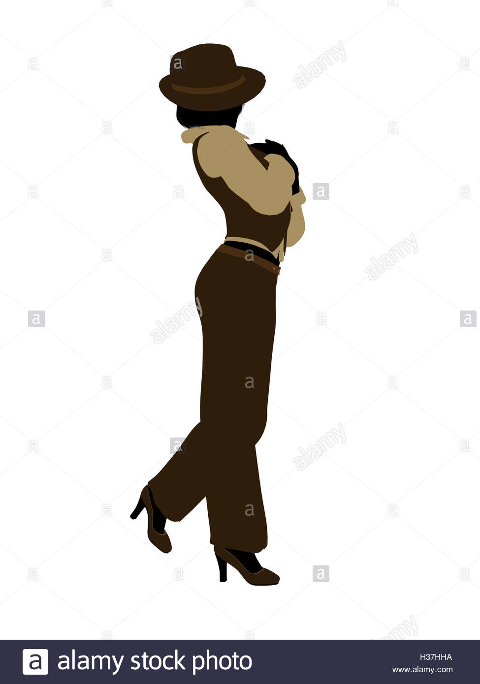 975x1390 Female Jazz Dancer Silhouette Stock Photo, Royalty Free Image