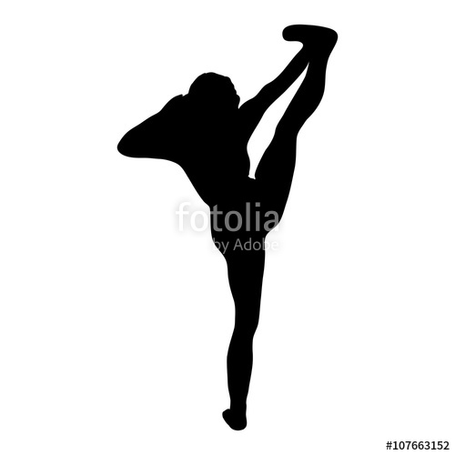 500x500 Dance Silhouette Jazz Funk Stock Image And Royalty Free Vector
