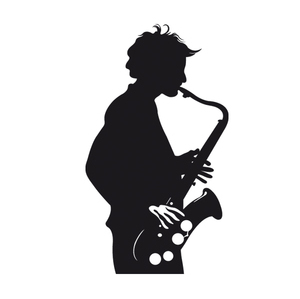 300x299 Man Jazz Sax