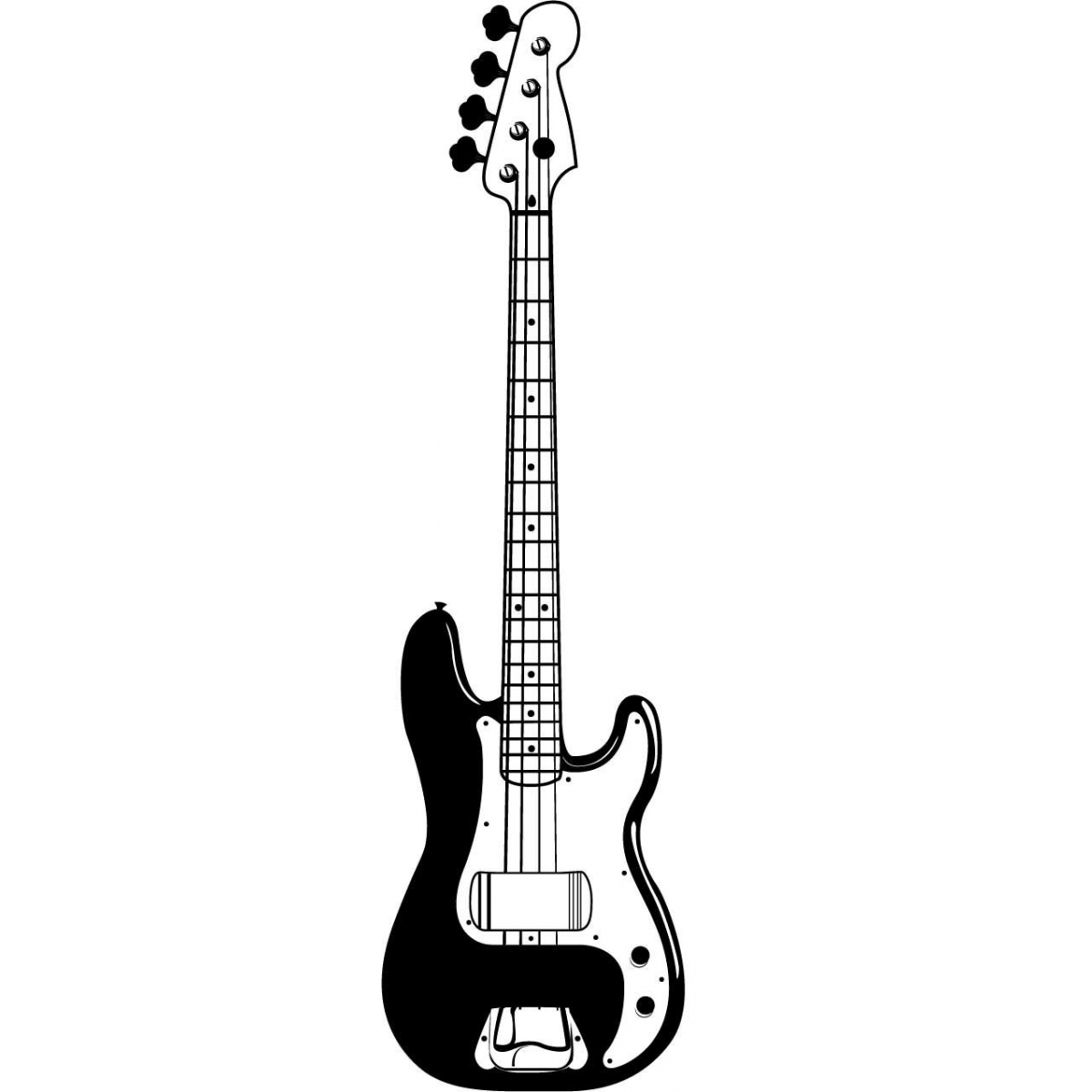 1200x1200 Guitar Silhouette Clipart