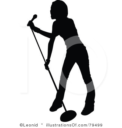 400x420 Black Singers + Clipart