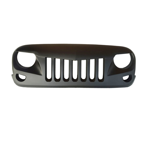 500x500 Spiders And Punisher Logo Subdued In Matt Black On The Hood, Grill