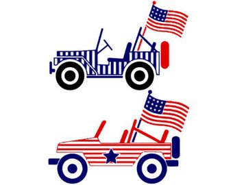 340x270 Jeep American Flag Etsy