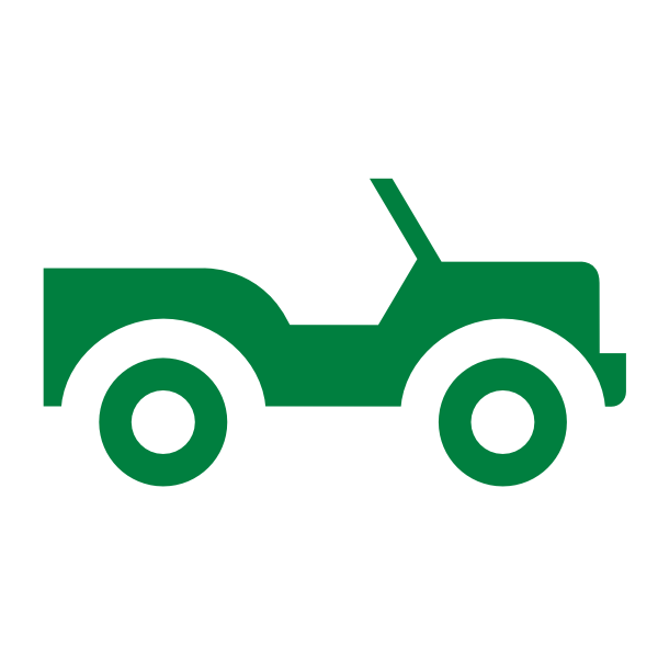 600x600 Green Jeep Silhouette Clip Art