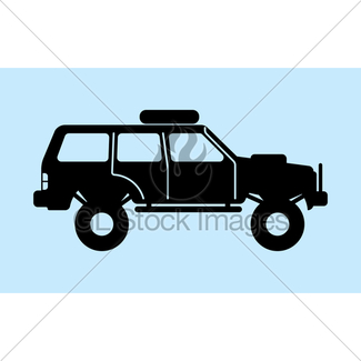 325x325 Jeep Silhouette Gl Stock Images