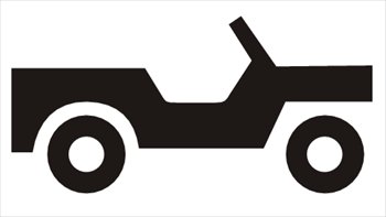 350x197 Jeep Silhouette Clip Art Cliparts